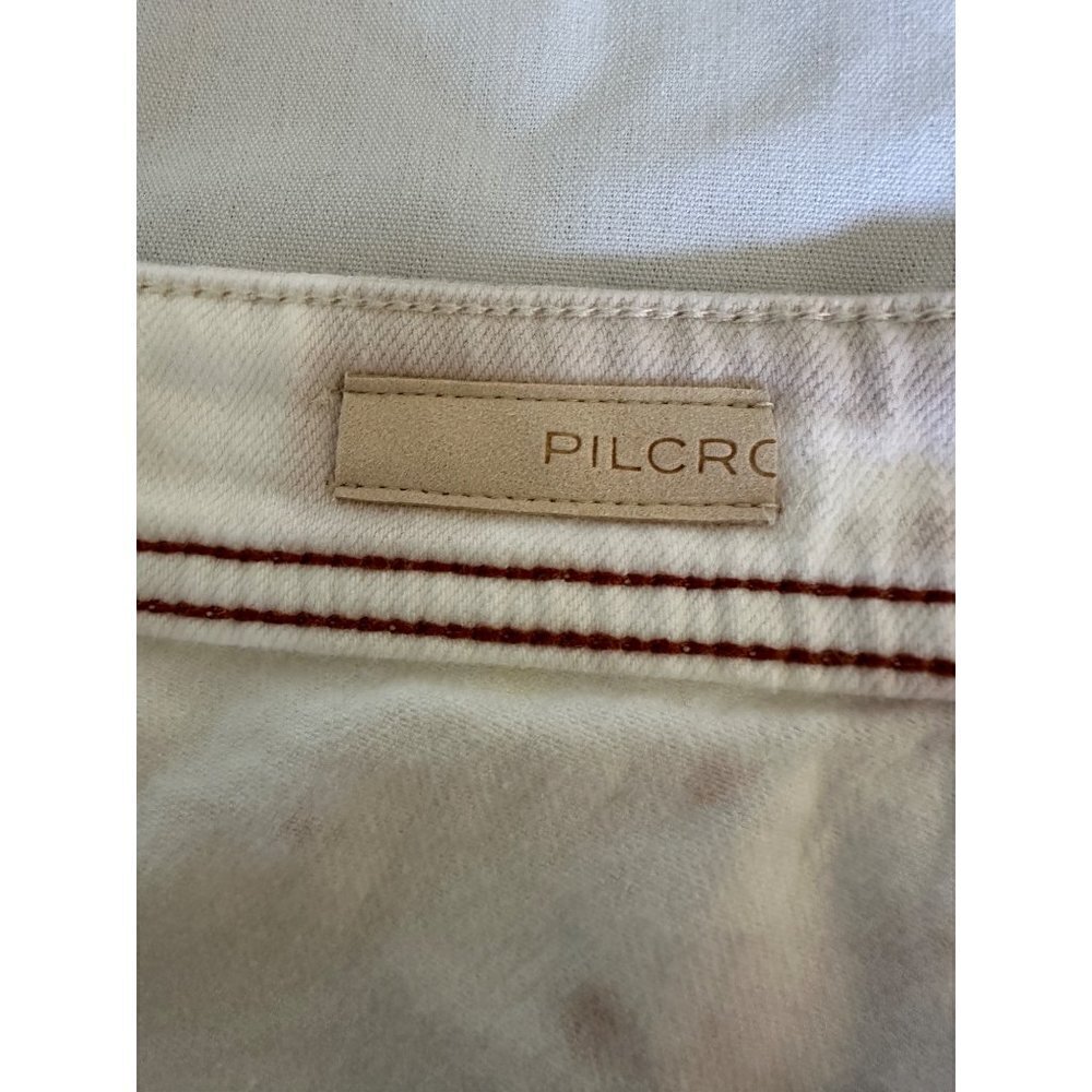 ANTHROPOLOGIE + Pilcro Slim Boyfriend Crop Tie Dye Jeans Plus Size 22W NEW $160 - Picture 8 of 13